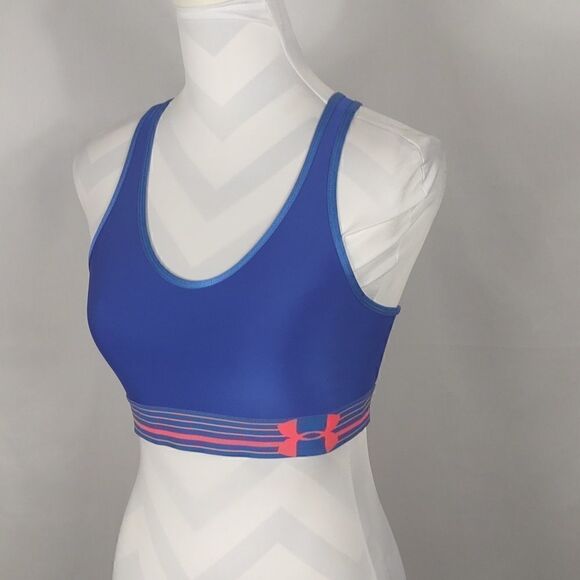 Under Armour Heat Gear Compression Sports Bra - Picture 1 of 6